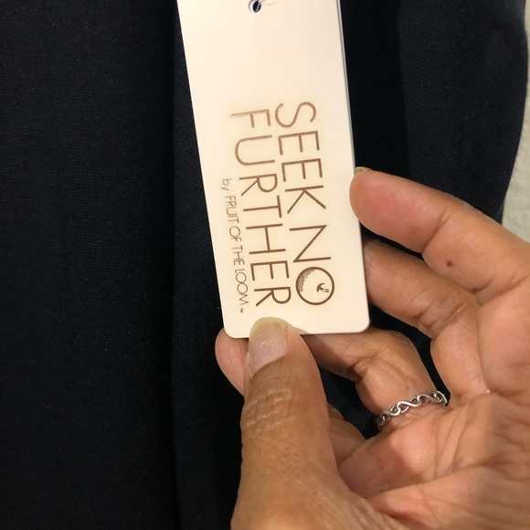 SEEK NO FURTHER by Fruit of the Loom Women’s Ponte Stretch Open Front Jacket 2XL - Picture 6 of 8